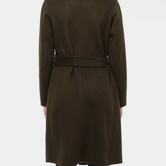 The Line Meghan Wool Wrap Coat - Olive Green, Size Small (NWT) - Picture 3 of 3